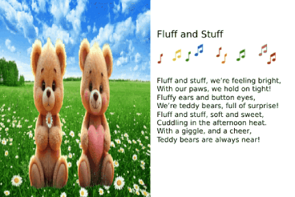 AI animated cards - teddy bears