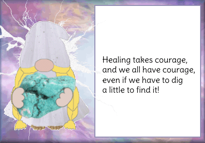 animated spiritual healing card