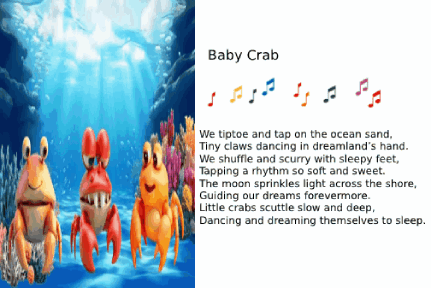 AI animated cards - ocean baby animals