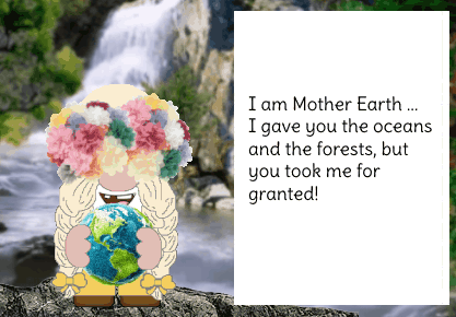 animated Mother Earth card