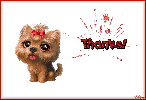 animated Thanks card