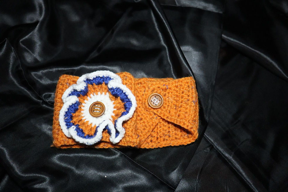 Thumbnail: Blue & Orange Headwrap