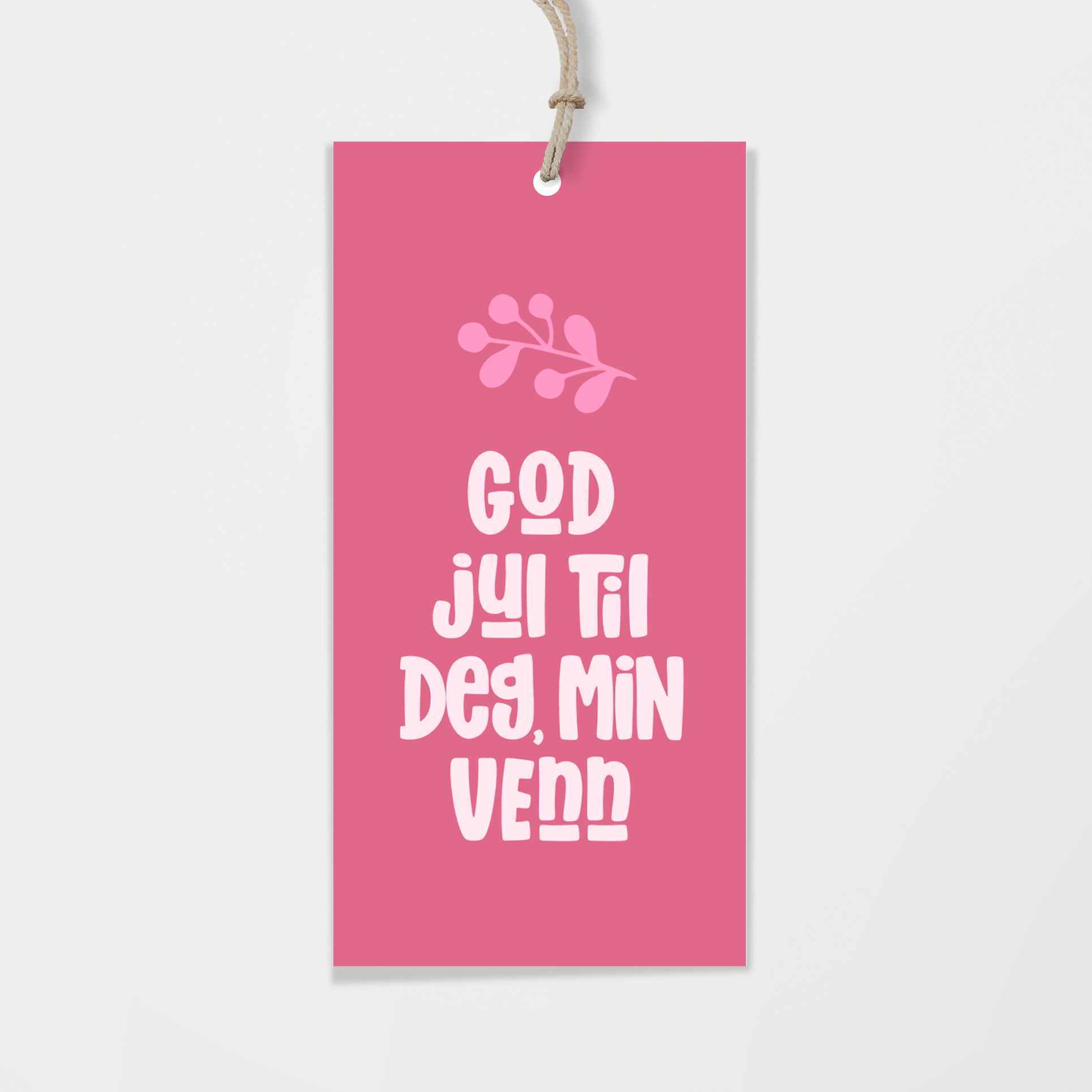 god jul til deg, min venn