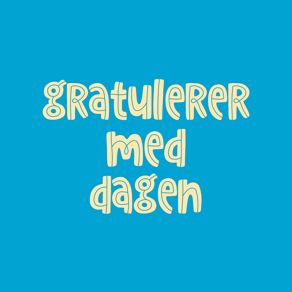 gratulerer med dagen
