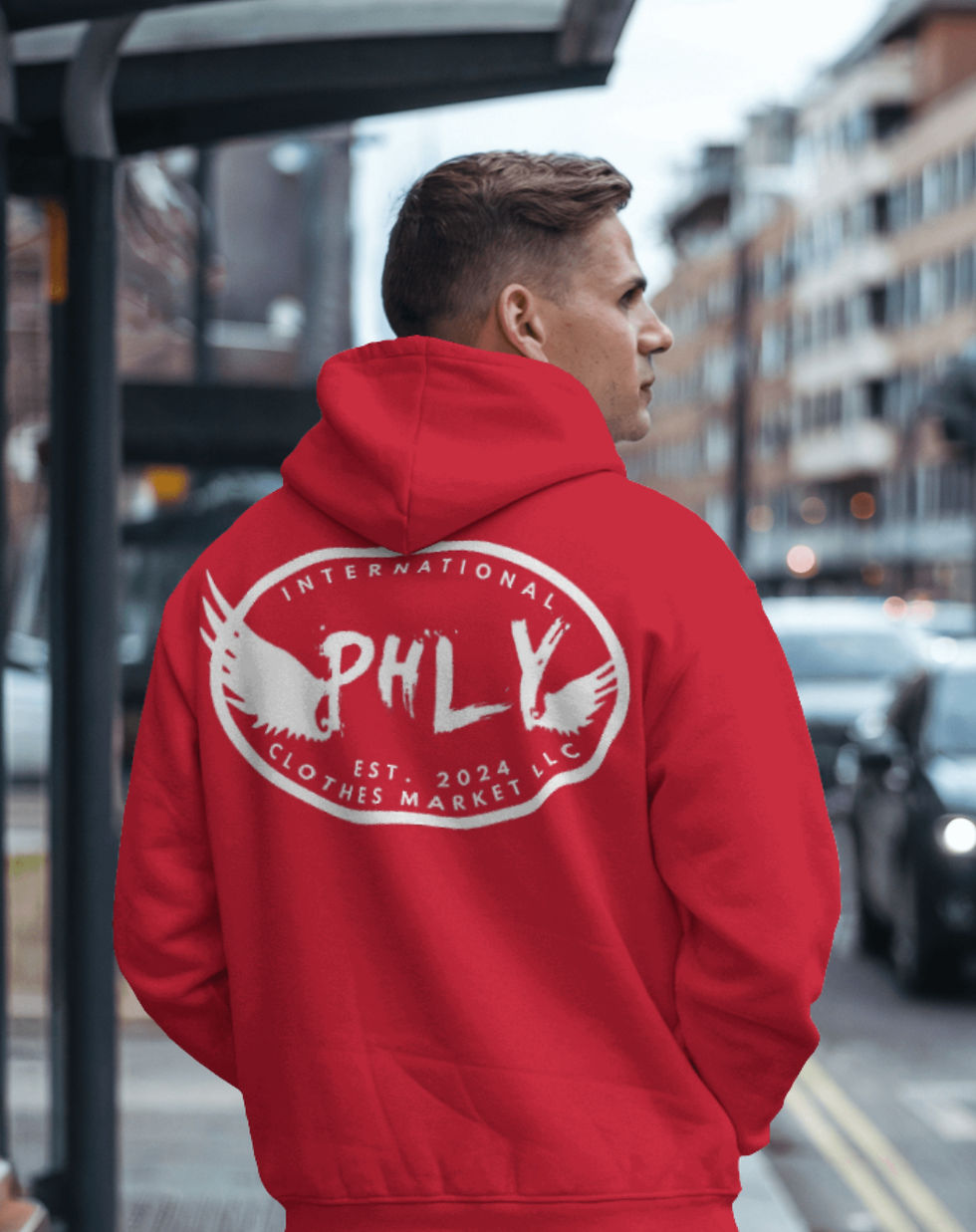 Thumbnail: PHLY Paper Gang | International Clothes Market Collab Hoodie