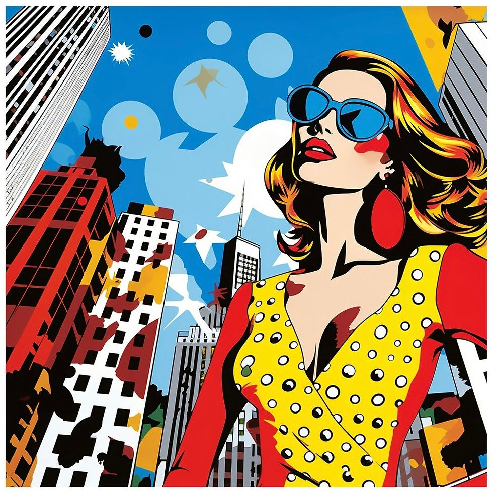 Thumbnail: Custom Pop Art TShirt by Phly Paper Gang
