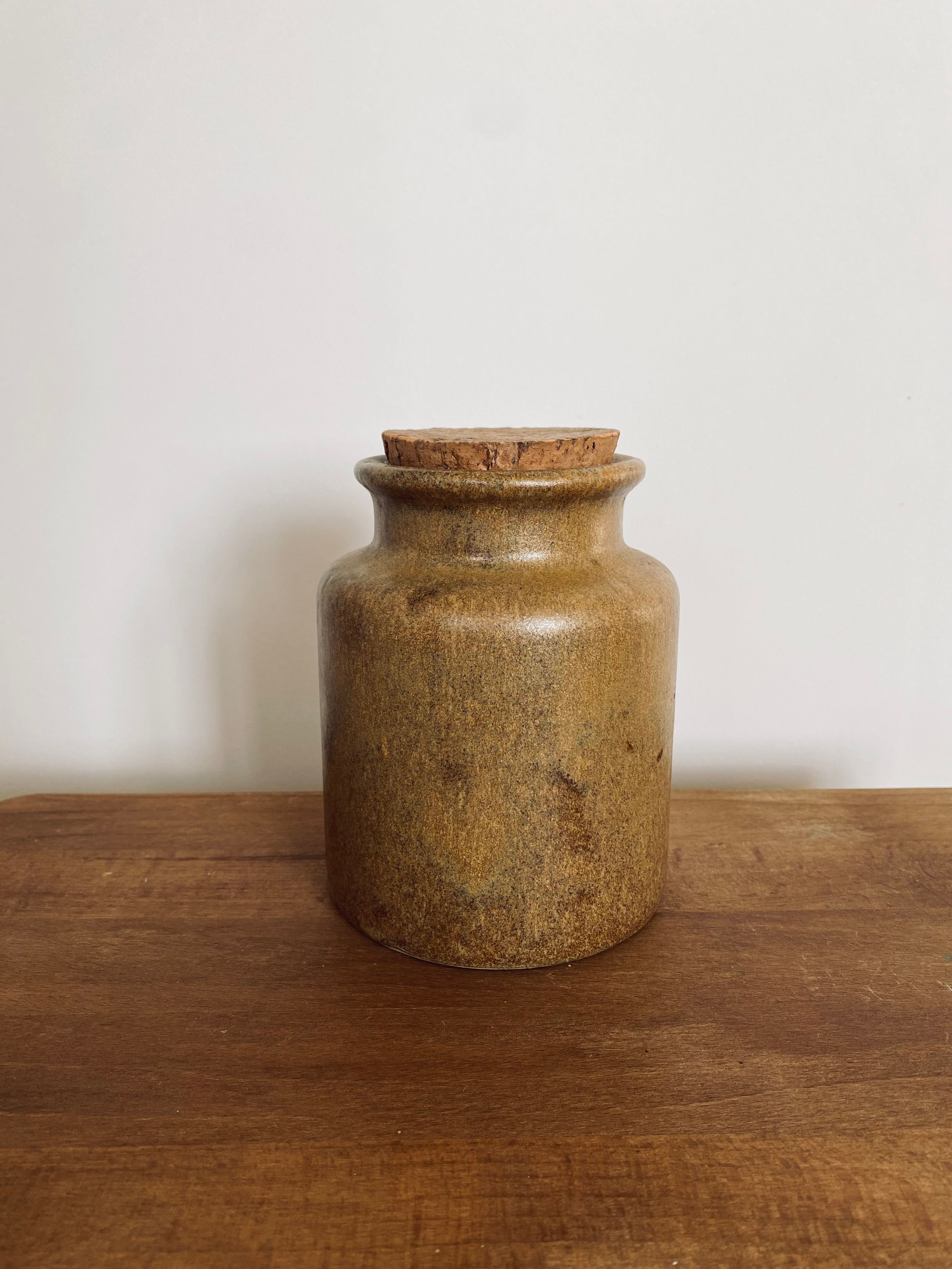 Pot en grés avec bouchon liège