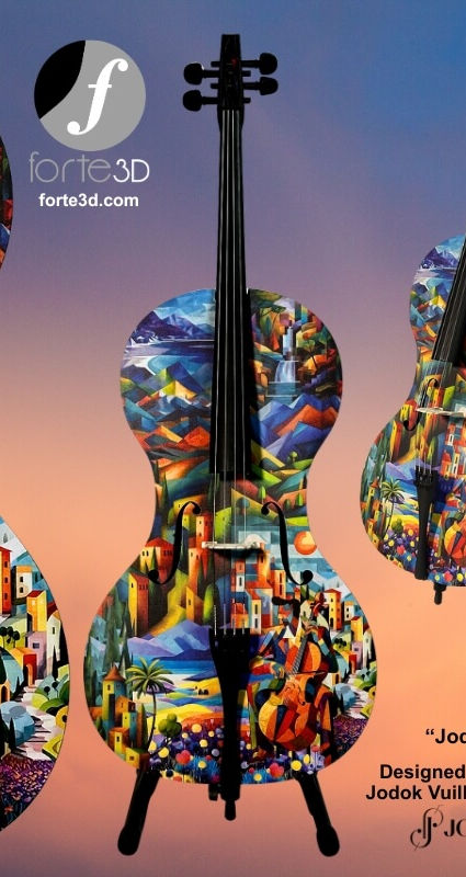 アート・デザイン・音楽 ORCHESTER PROBESPIEL VIOLONCELLO Forte3D Cello | Juleez