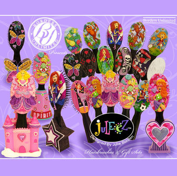 Juleez Art Toy Design 3D Sculpted Hairbrush Art Licensing