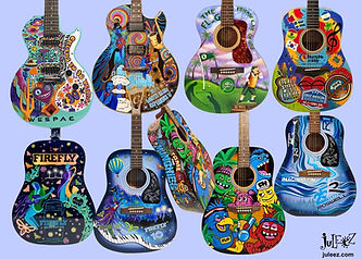 Custom Promotional Guitars by Juleez