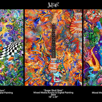 Shop juleez Art on iCanvas for music art, and whimsical wall decor