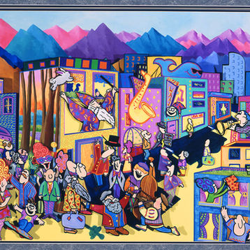 Wizard Works Painting by Juleez Art