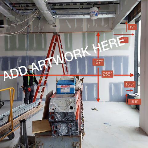 Juleez Art- Corporate Mural-Bank Interior Mural