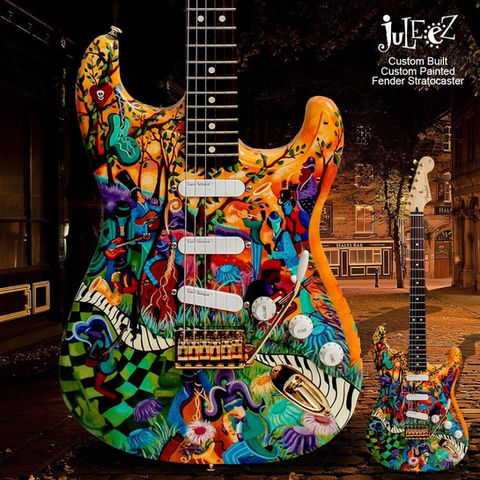 Custom Painted Guitars by Juleez Art