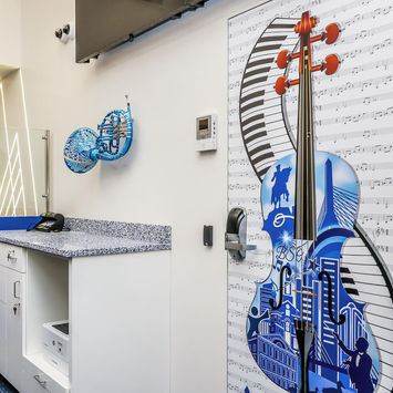 COBCU Musical Instrument Mural by Juleez Art