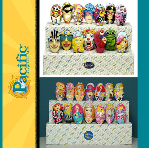 Juleez Art Toy Design 3D Sculpted Hairbrush Art Licensing