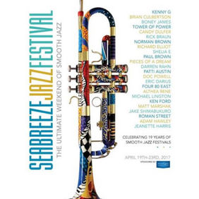 Seabreeze Jazz Festival poster by Juleez Art