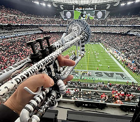 Custom Painted Raiders Trumpet by Juleez
