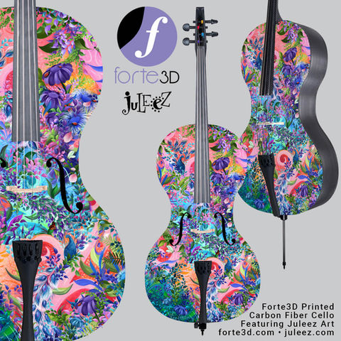 Forte3D Cello by Juleez Art