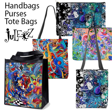 Shop Juleez Art Handbags, Totes and Art Purses