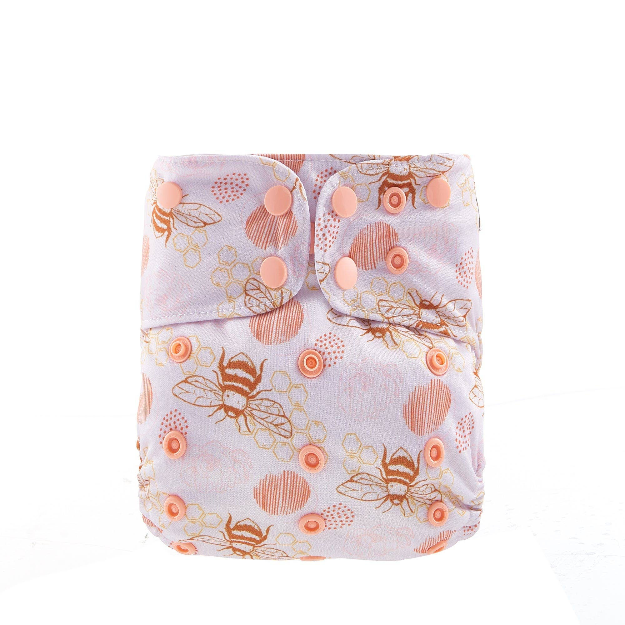 [ONE-SIZE] Pocket Cloth Diaper - Bumble Bee Tuna (7-35lbs)