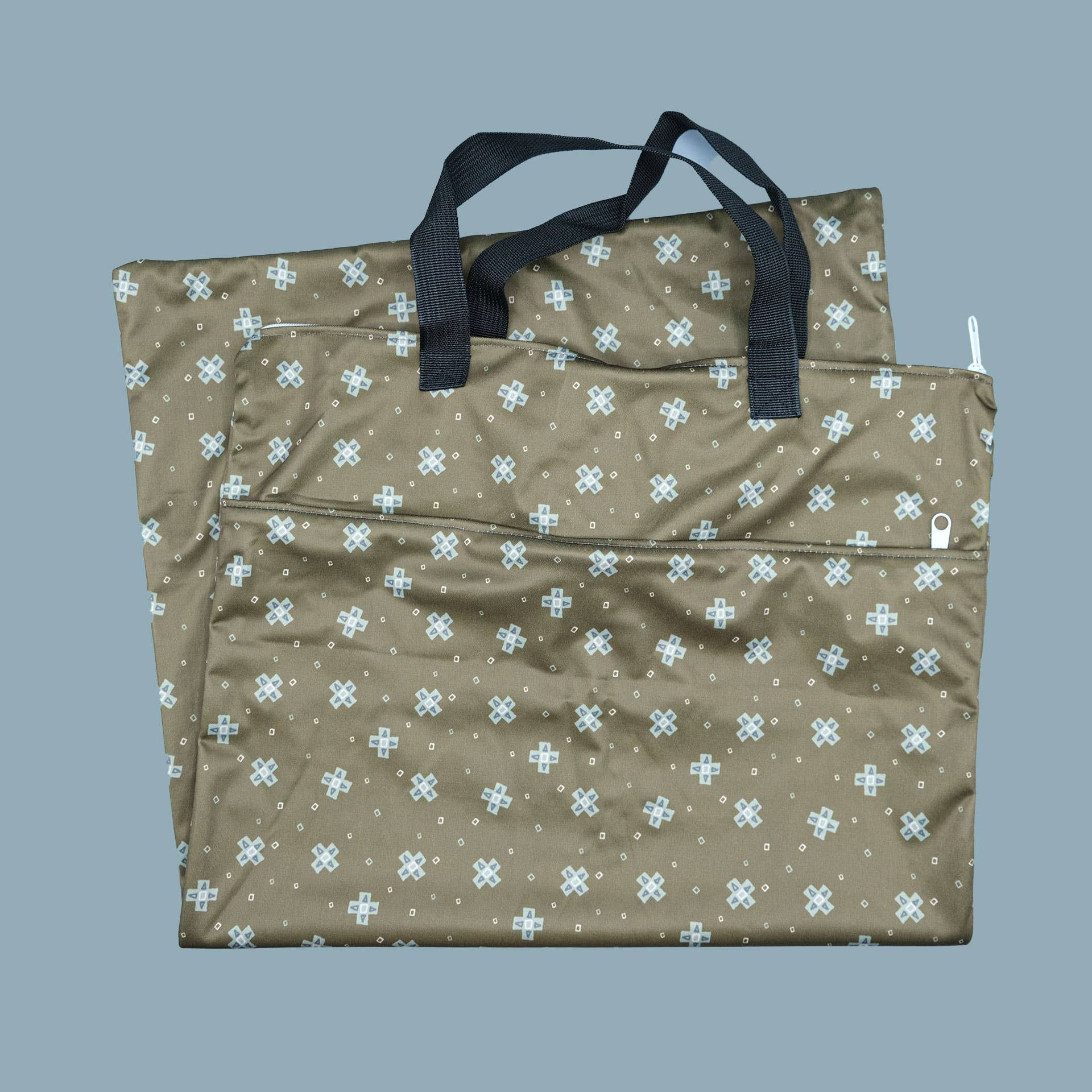 Large Water Resistant Hanging Zipper Wet Bag with Handles