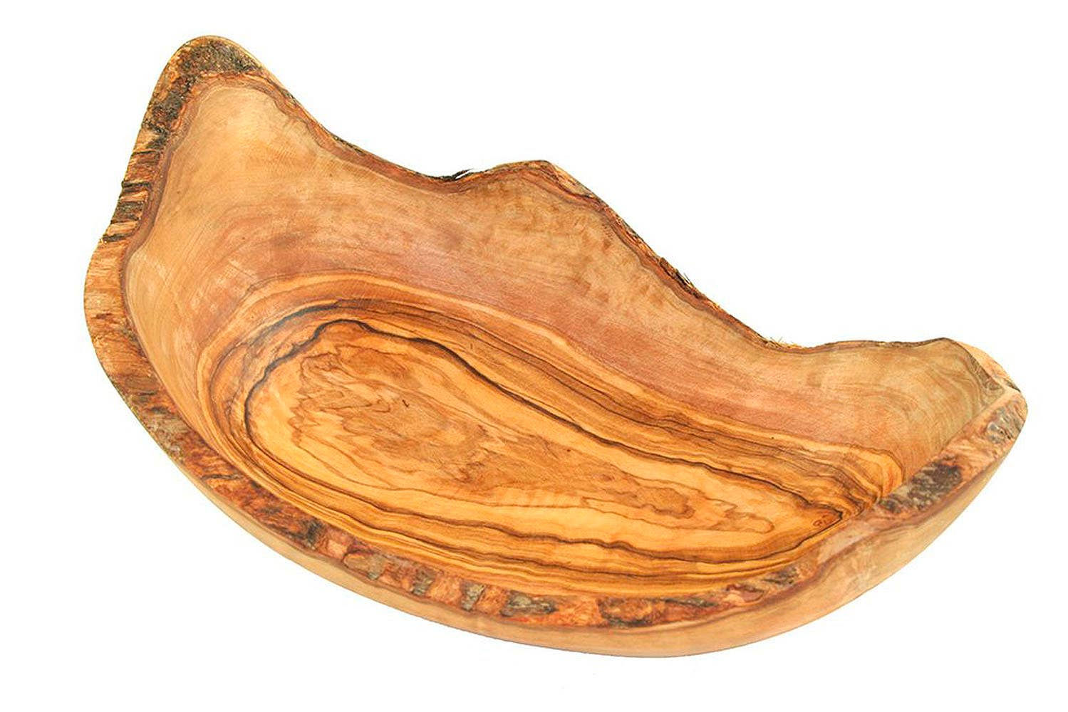 Brotschale RUSTIKAL 17 – 24 cm aus Olivenholz
