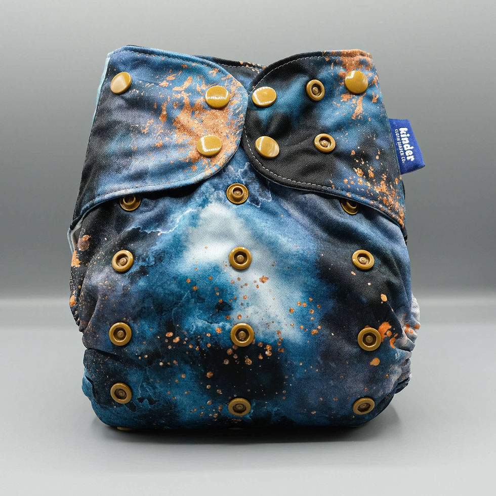Patterned Pocket Cloth Diaper with Athletic Wicking Jersey Version 2.0
