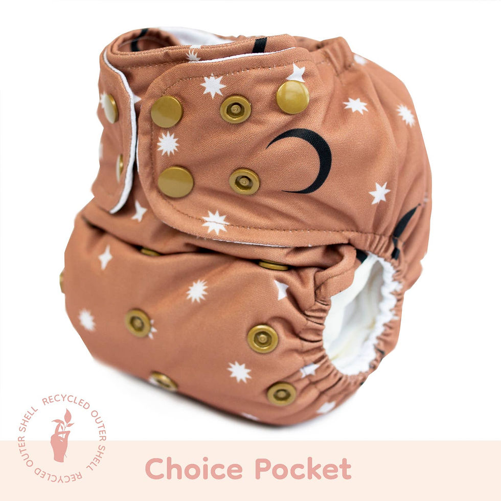 Pocket Cloth Diaper - Moon Magic - All Sizes