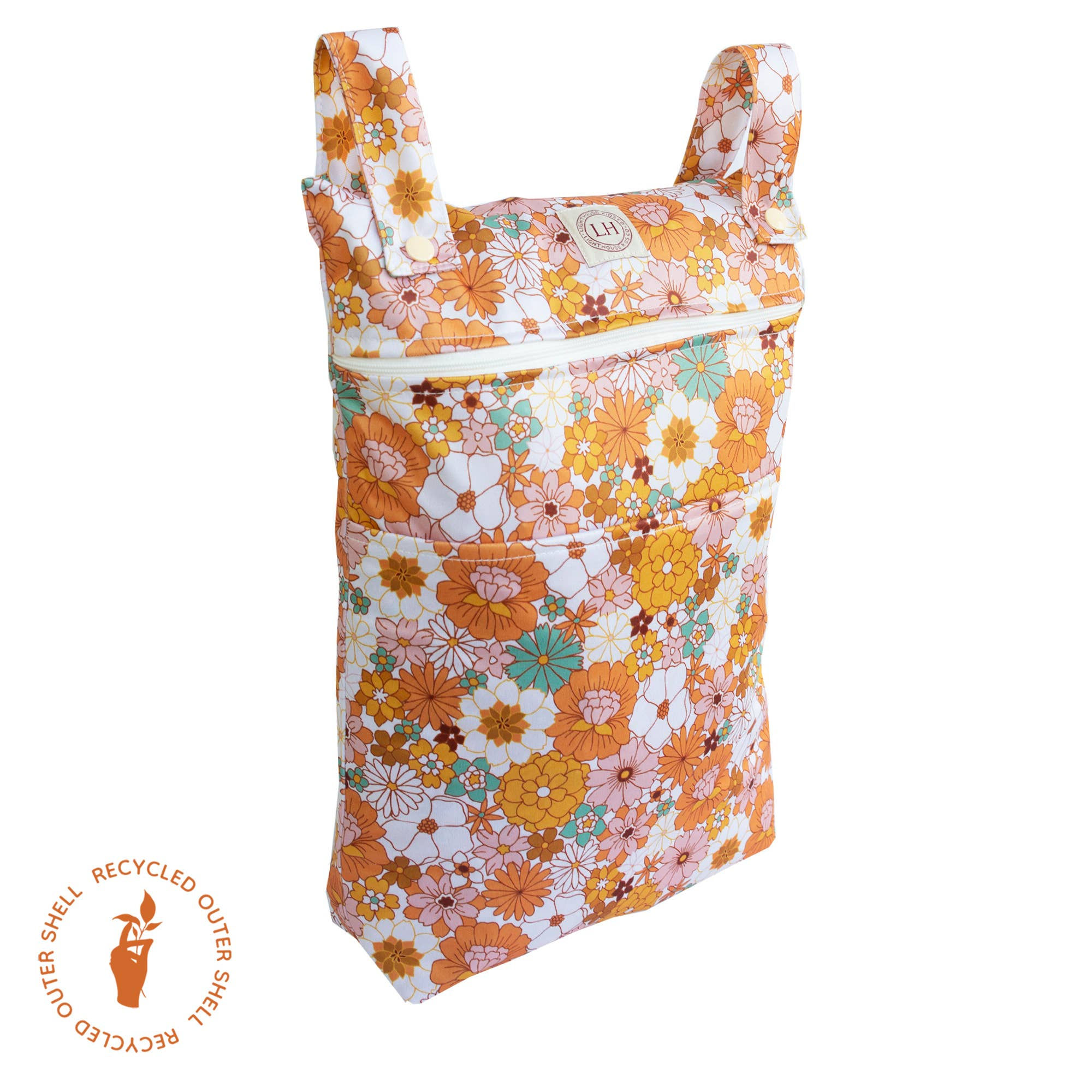 Medium Wet Bag - Two Pocket - Groovy