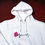 Thumbnail: WHITE EMBROIDED HOODIE
