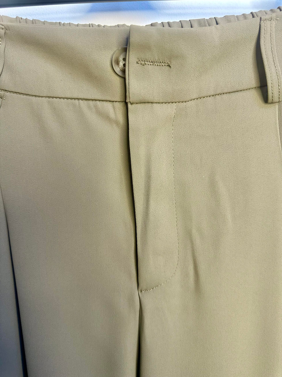 Miniature : pantalon fluide classe vert kaki