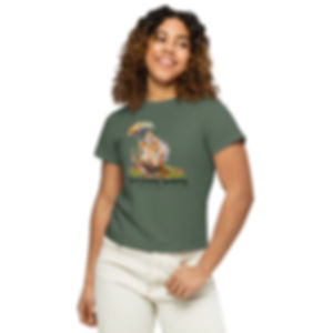 FJS Women’s high-waisted t-shirt