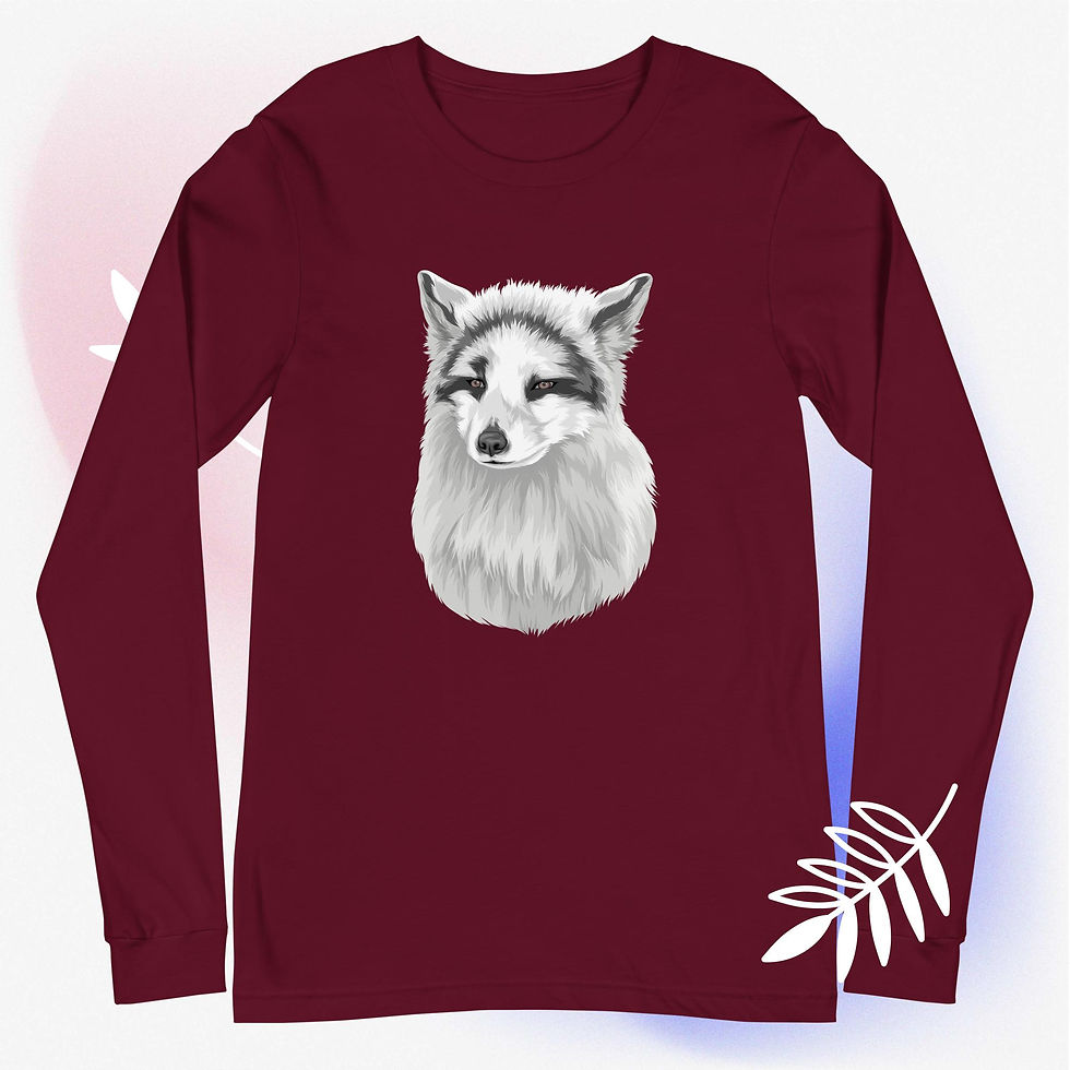 Thumbnail: Fiona Fox Unisex Long Sleeve Tee