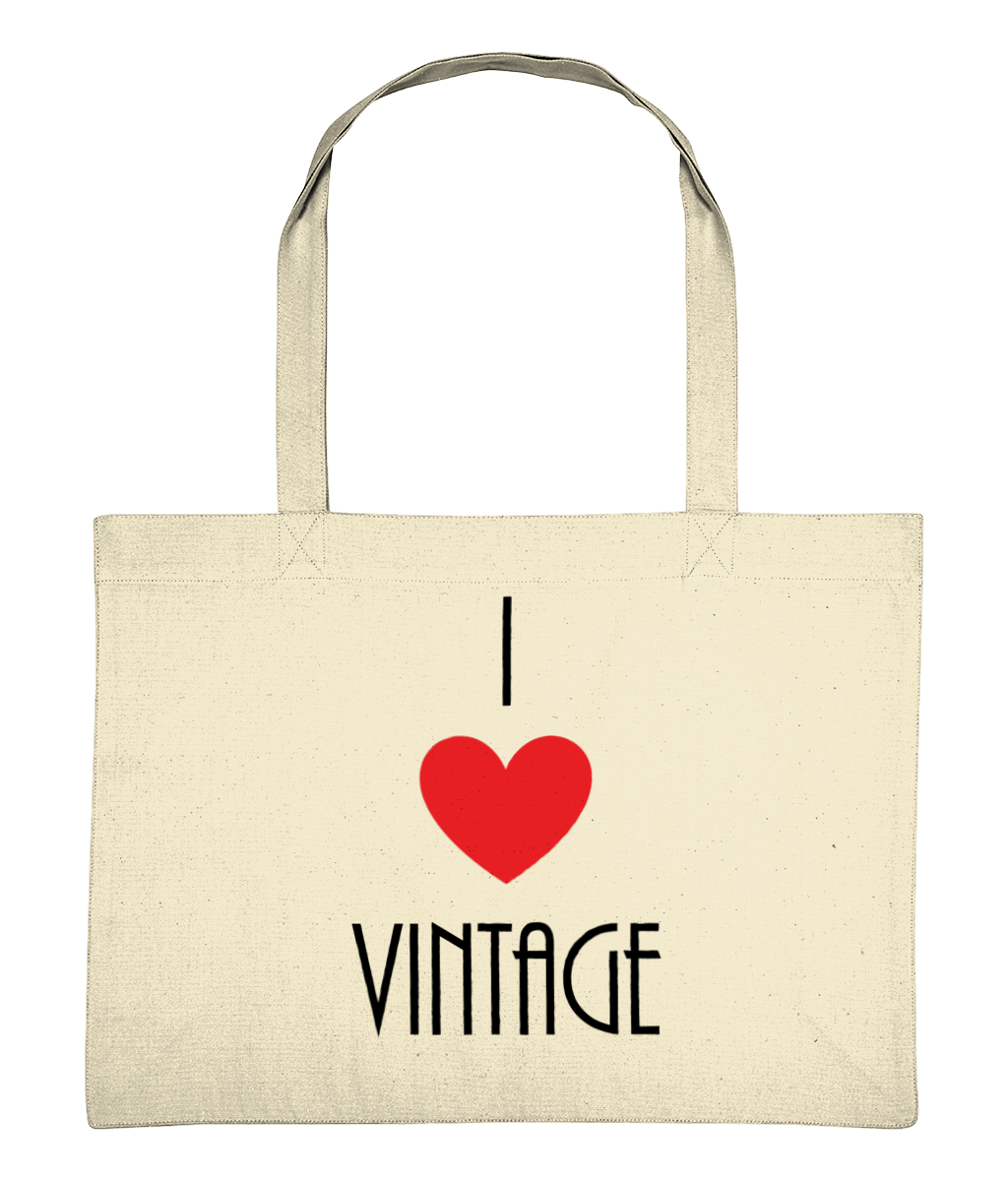 Continental Large Street Tote Bag With Internal Pockets - N80 I Love Vintage