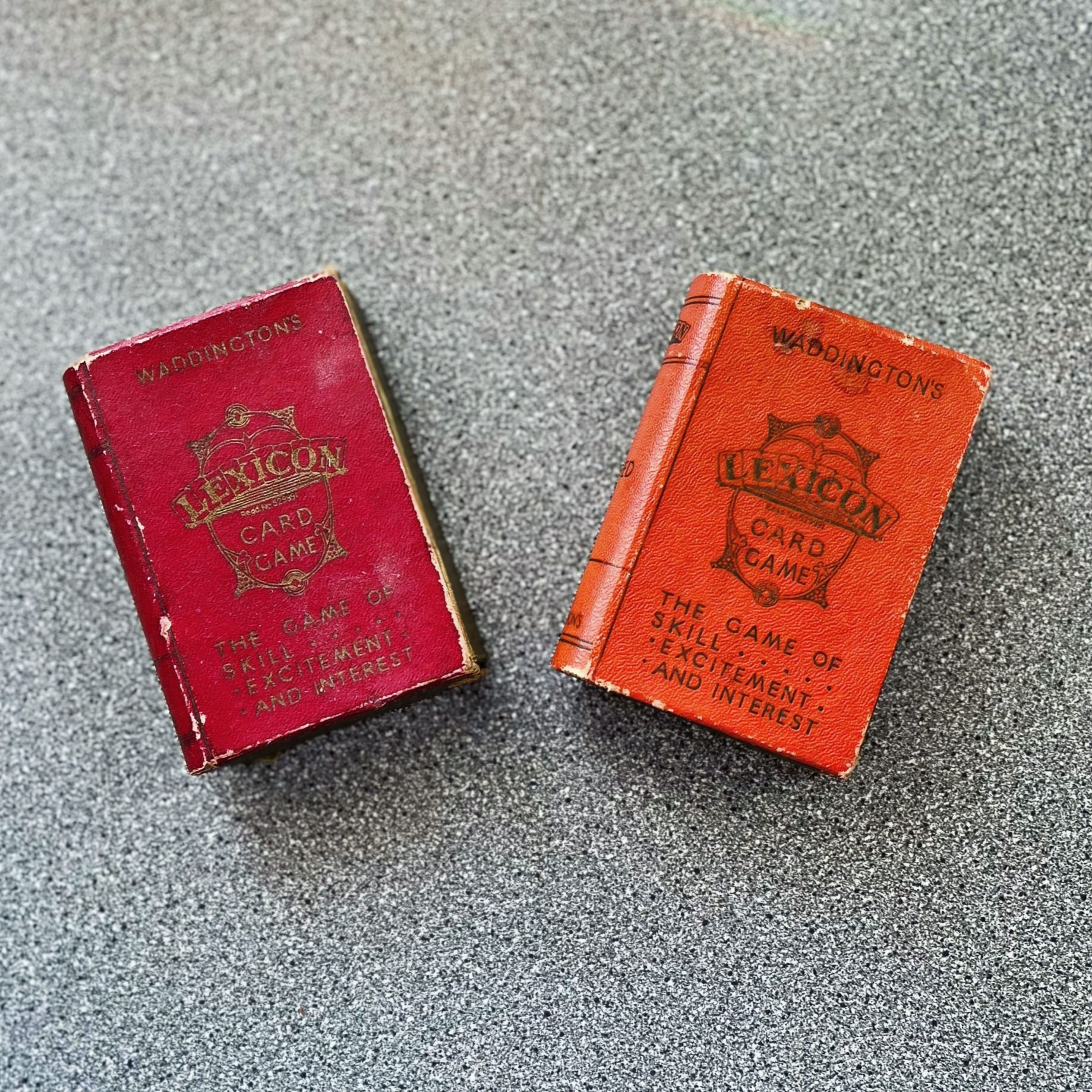 Vintage 1930s Waddingtons Lexicon Card Game