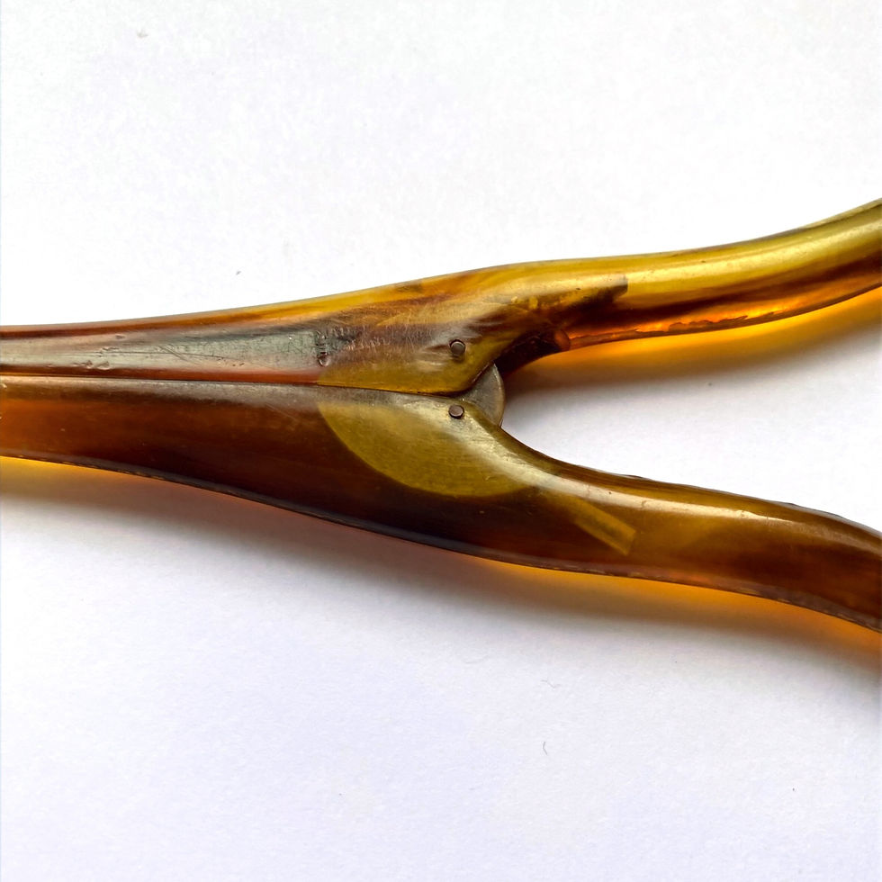 Thumbnail: Vintage Faux Tortoise Shell Celluloid Glove Stretchers