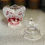 Thumbnail: Vintage Hofbauer Byrdes Ruby Crystal Condiment Pot
