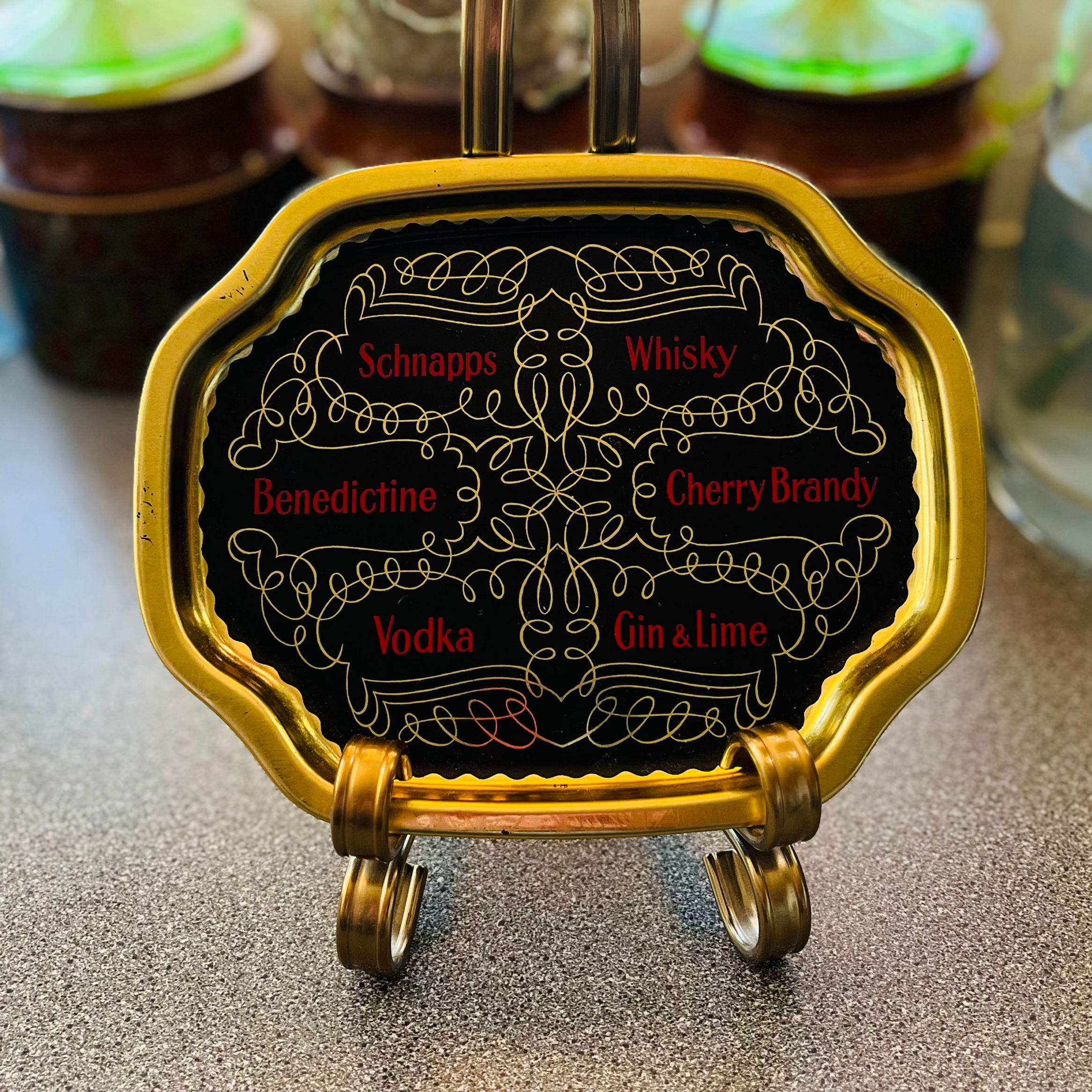 Vintage Mid-century Drinks Tray