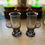 Thumbnail: Vintage Wedgwood Seamus Frank Thrower Irish Coffee Glasses Smoked Grey
