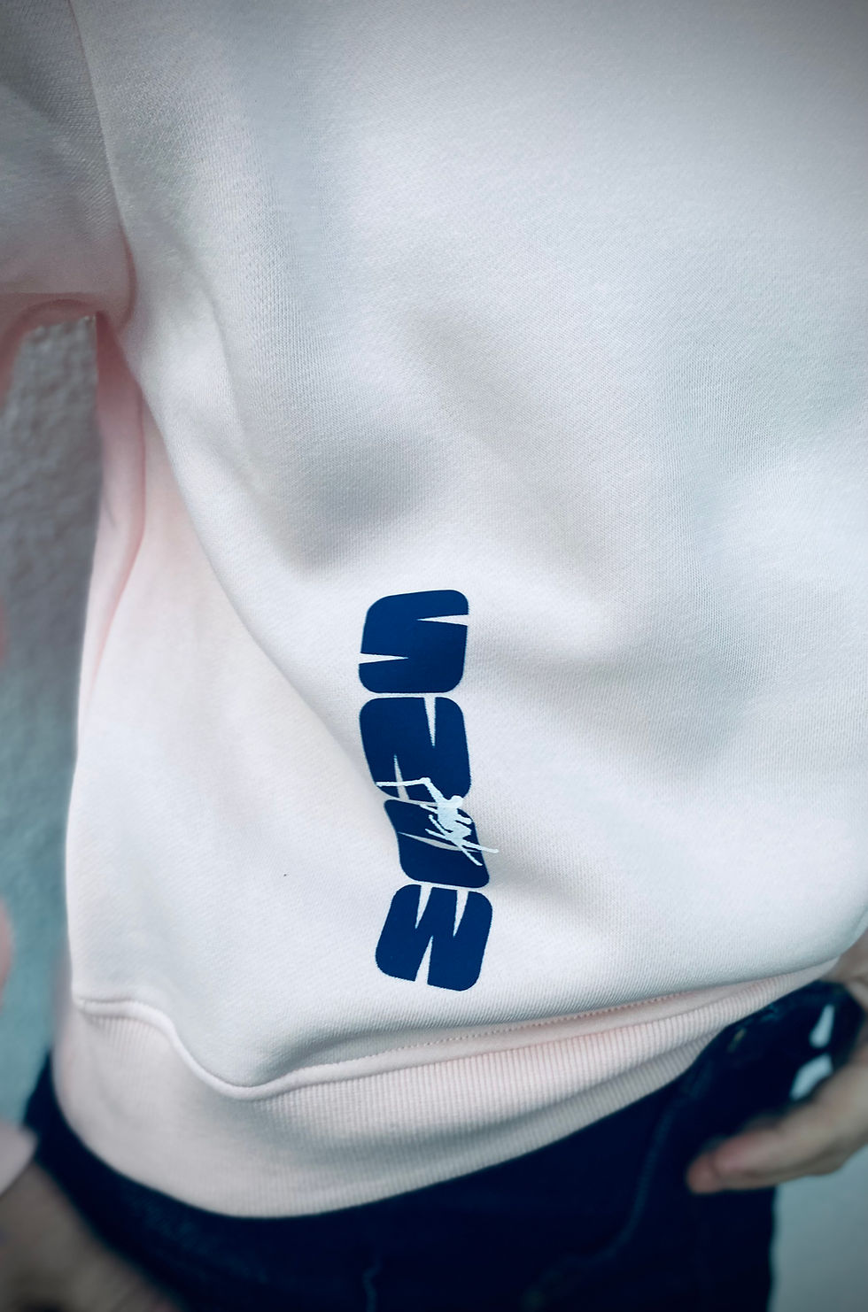Miniaturbild: SWEATER SNOW LINE rosé/dunkelblau/weiss
