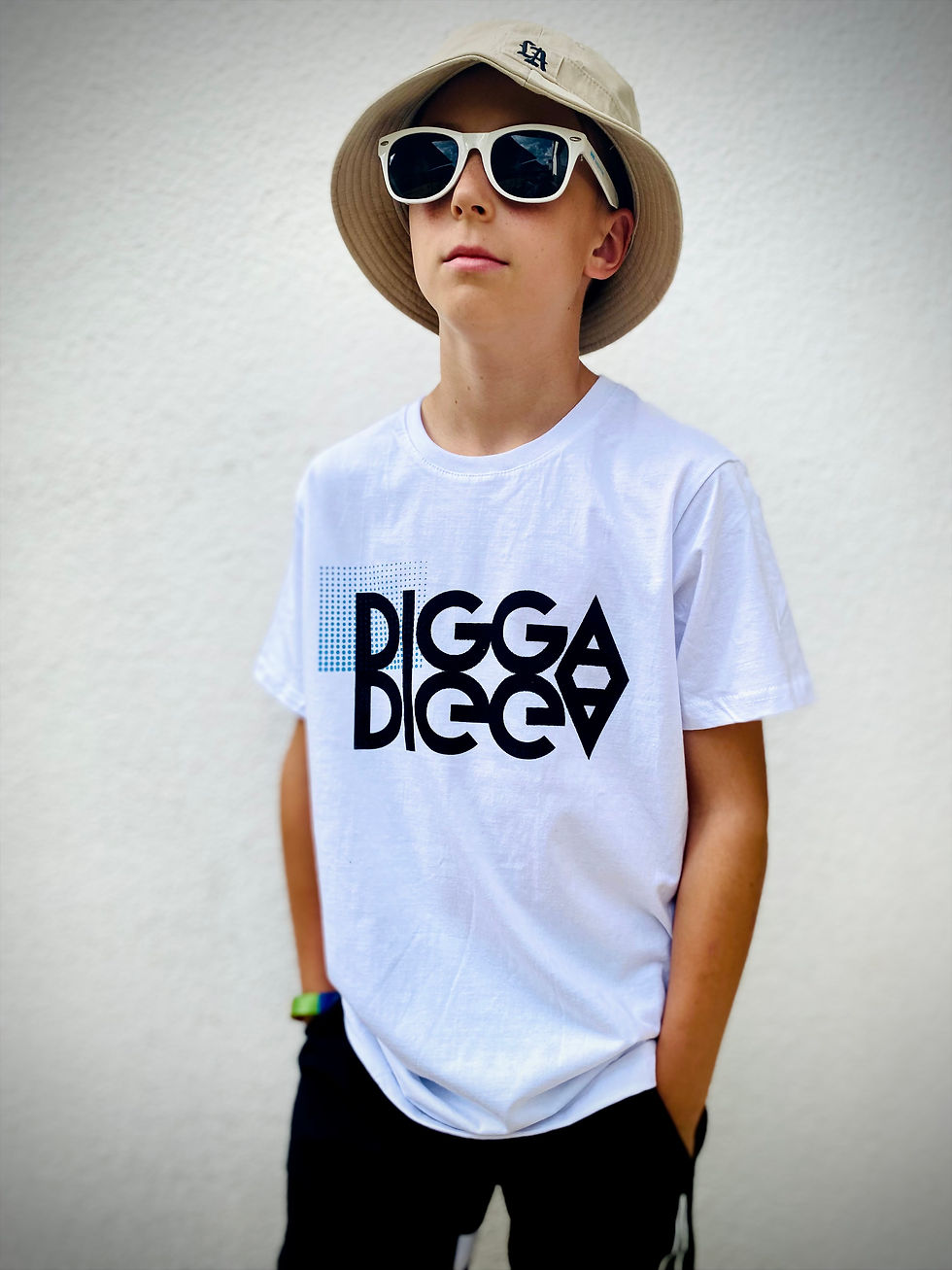 Miniaturbild: T-SHIRT DIGGA hellblau/schwarz