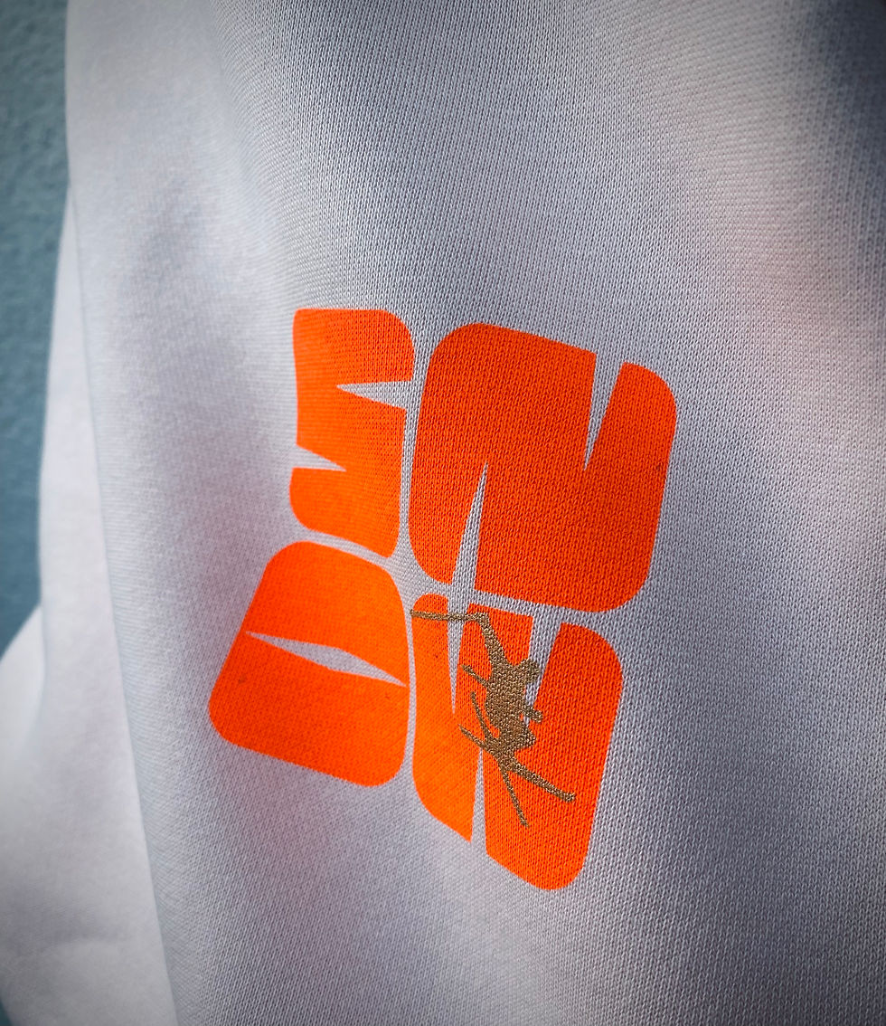Miniaturbild: SWEATER SNOW SQUARE  rose/neonorange/gold