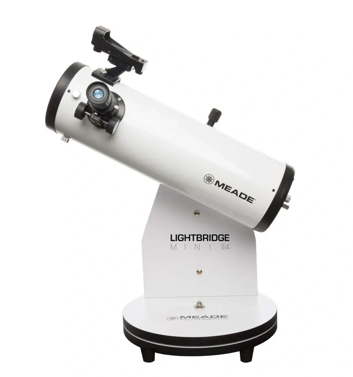 Meade Instruments LightBridge Mini 114mm parabolic reflector Telescope, White (2