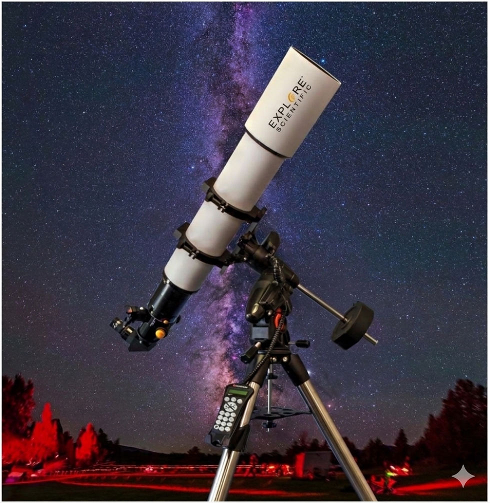 Explore Scientific FirstLight AR127mm 127mm-1200mm Celestron Advanced VX German