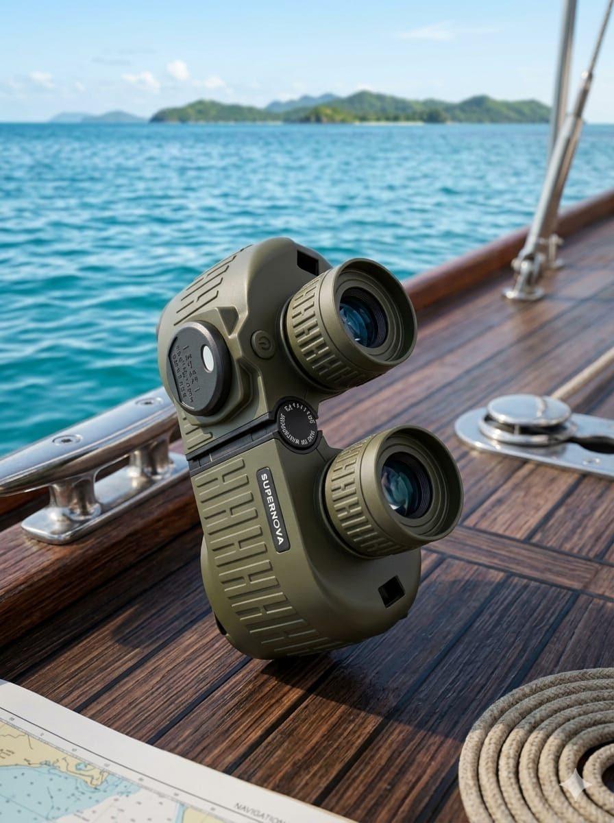 Supernova 8x30 Waterproof  Reticle with compass Binoculars [indian brand]