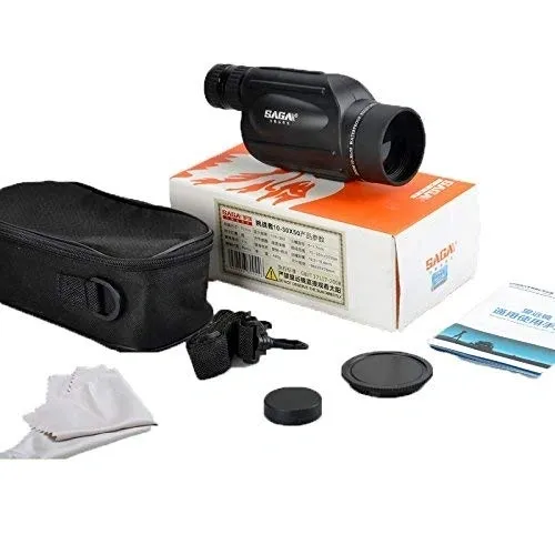 Saga 10-30x50 Multicoated BAK-4 portable Monocular perfect for outdoor ,camping,