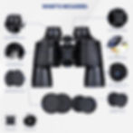 Praktica Falcon 8x40 Binoculars - Porro Prism, Fully Coated Lenses Sturdy Constr