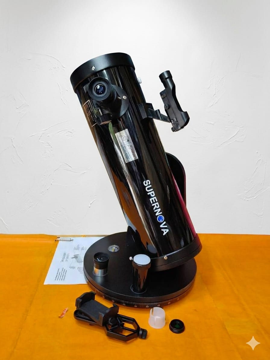 Thumbnail: Supernova 114/500  table top Dobsonian telescope with moon filter , mobile adapt