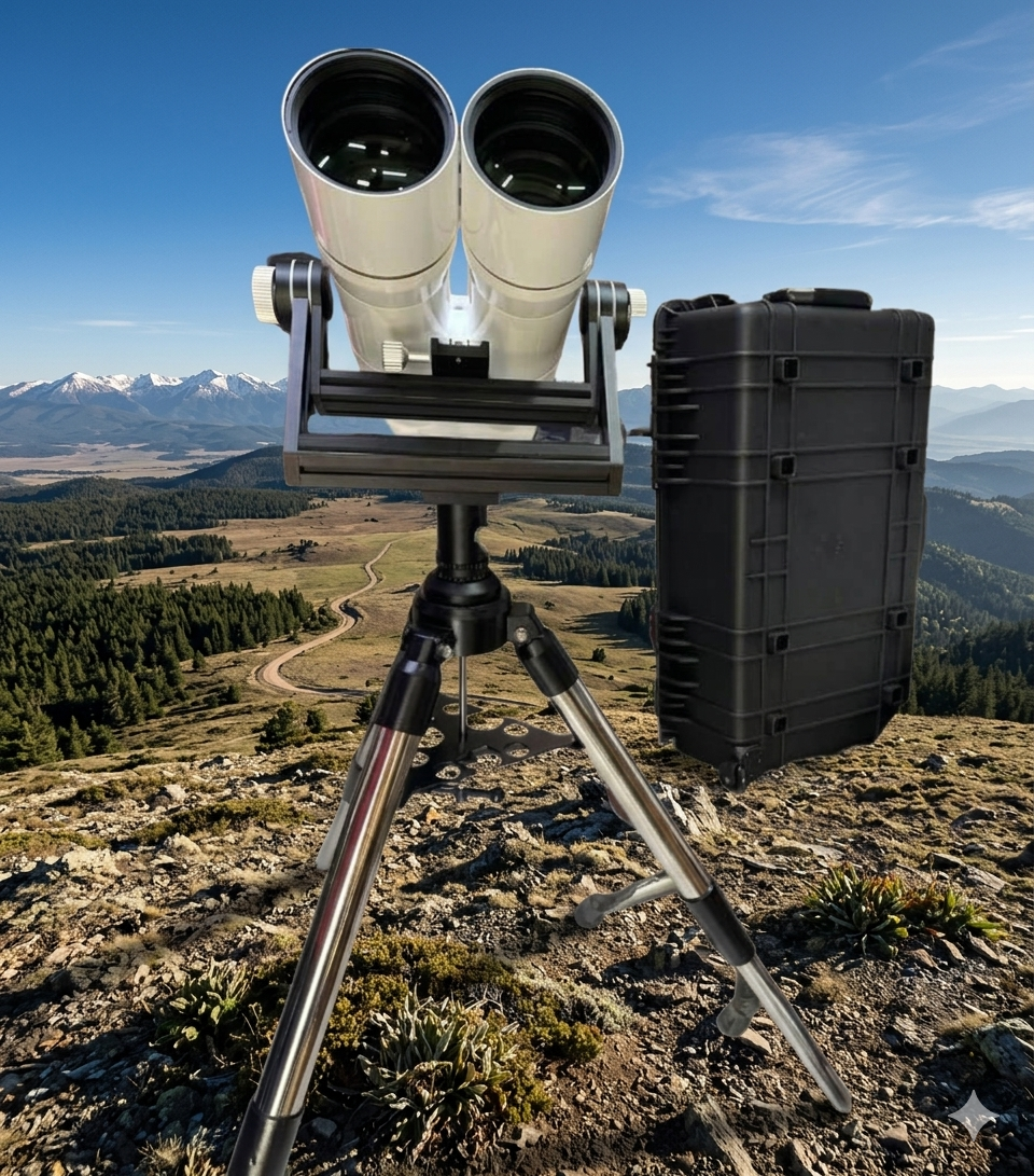 Pikkukuva: Explore Scientific BT-120 SF Binocular U-Mount with tripod for giant binocular